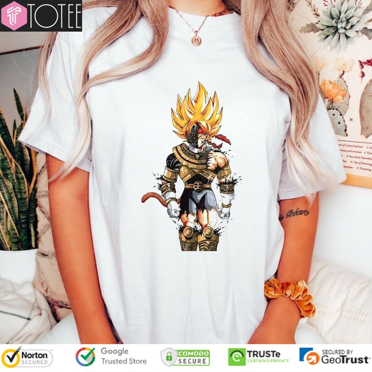 Super Saiyan Bardock Power Ranger Dragon Ball Fathers Day T-shirt