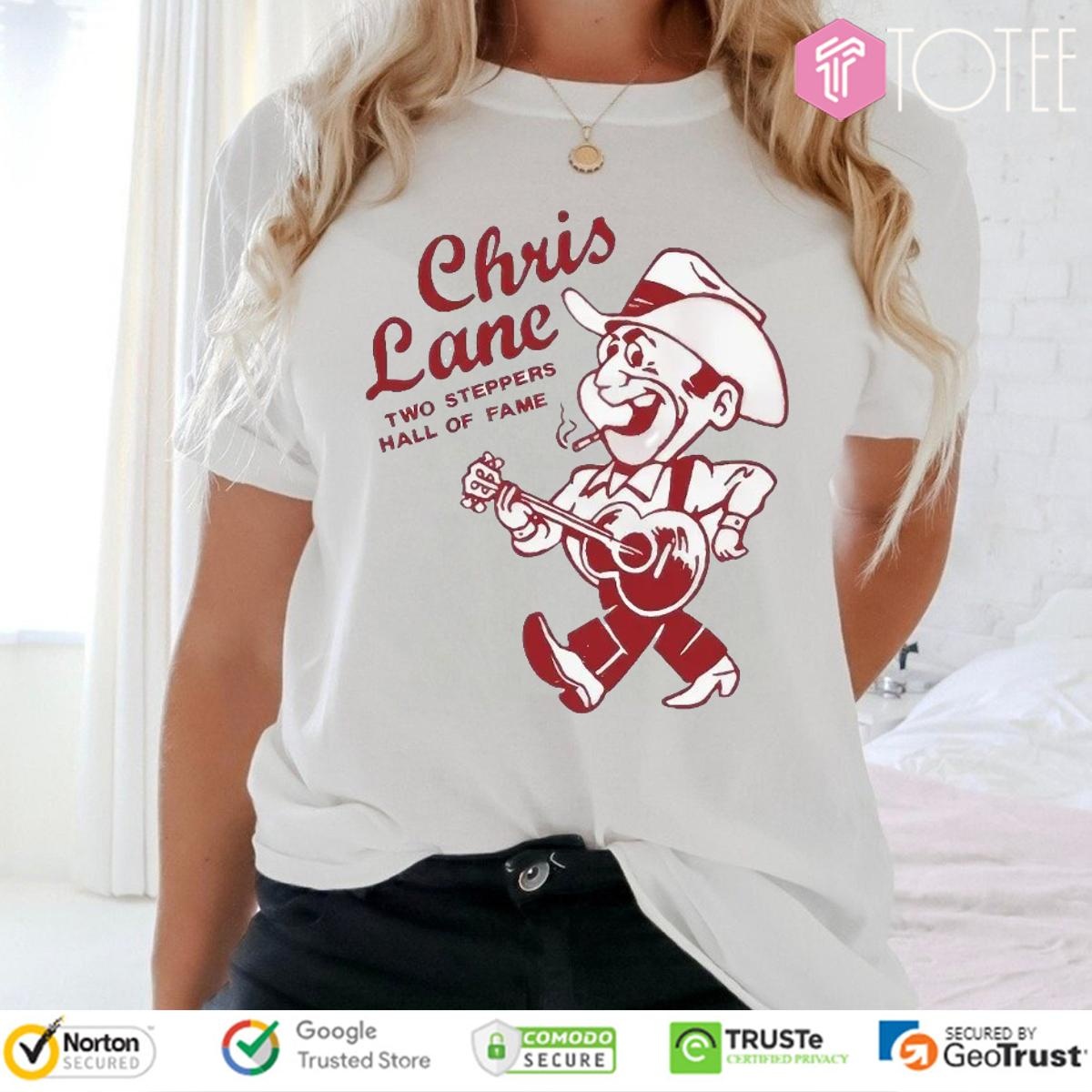 Chris Lane Two Steppers Hall Of Fame Tour T-shirt