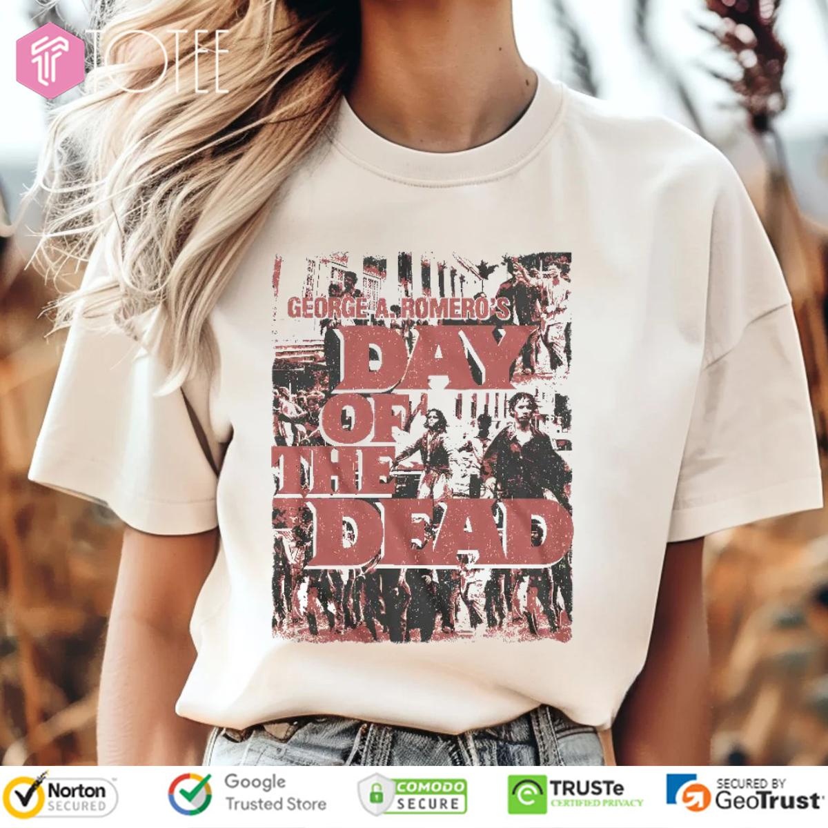 George A. Romeros Day Of The Dead Zombies T-shirt