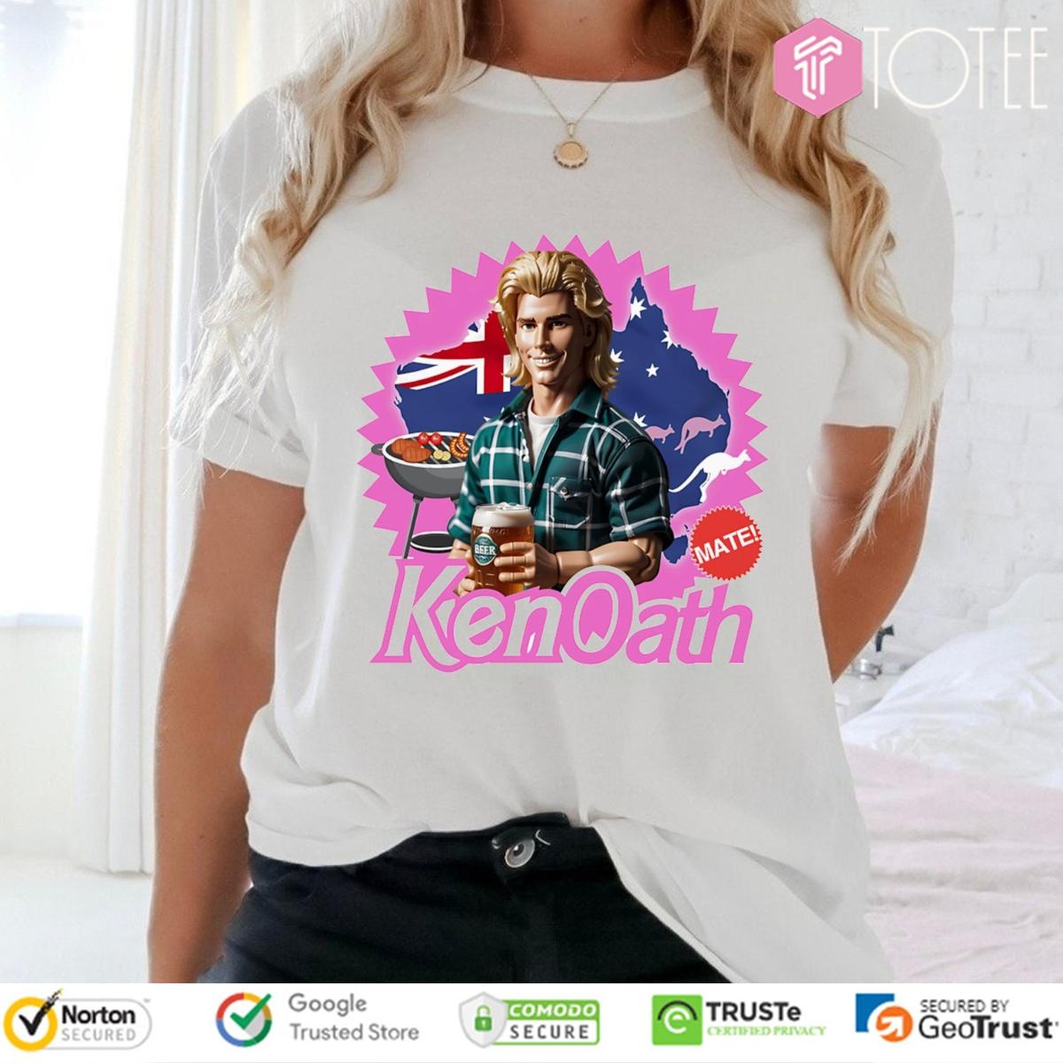 Aussie Bogan Ken Ken Oath Mate Retro T-shirt