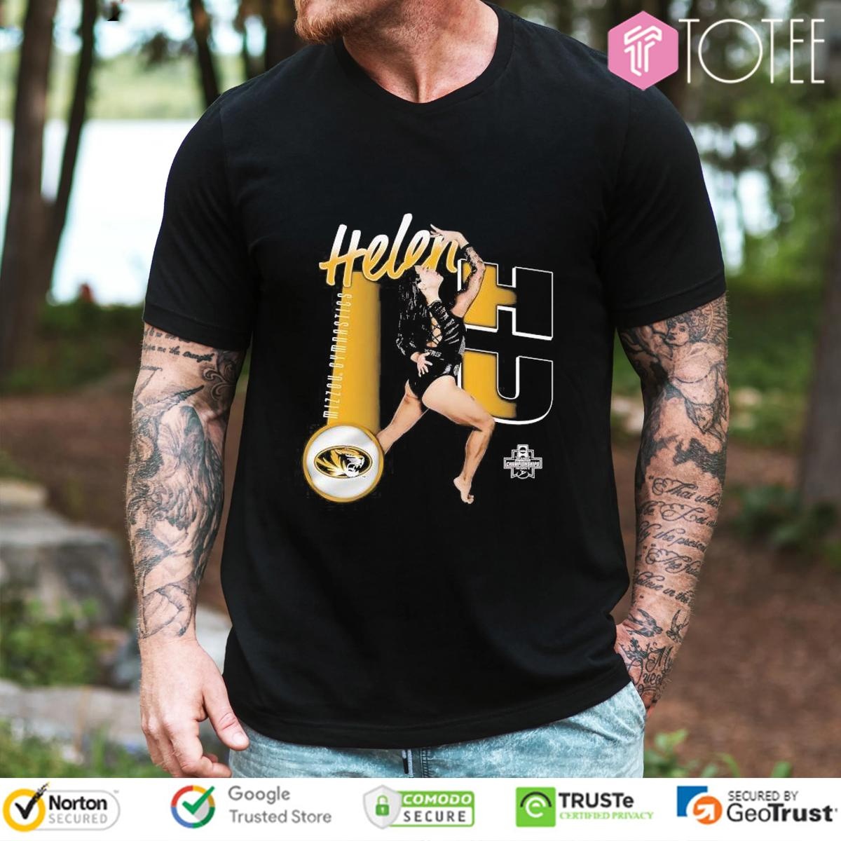 Helen Hu Missouri Ncaa Gymnastics Championships Shirt T-shirt