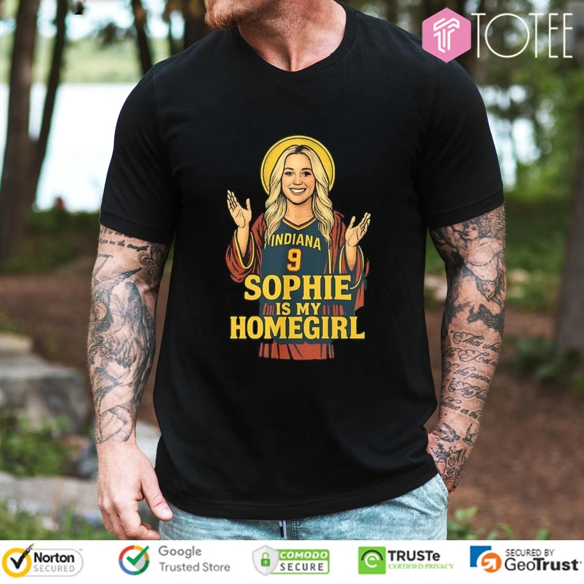 Indiana Fever Sophie Cunningham Jesus Is My Homegirl T-shirt