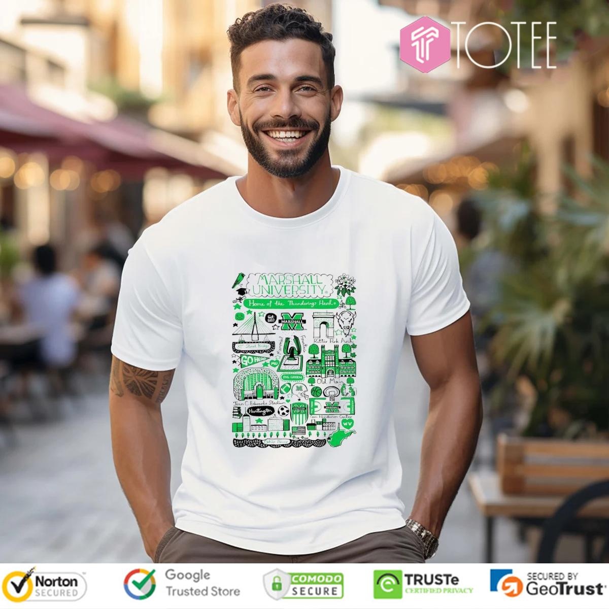 Marshall University Art Illustration T-shirt