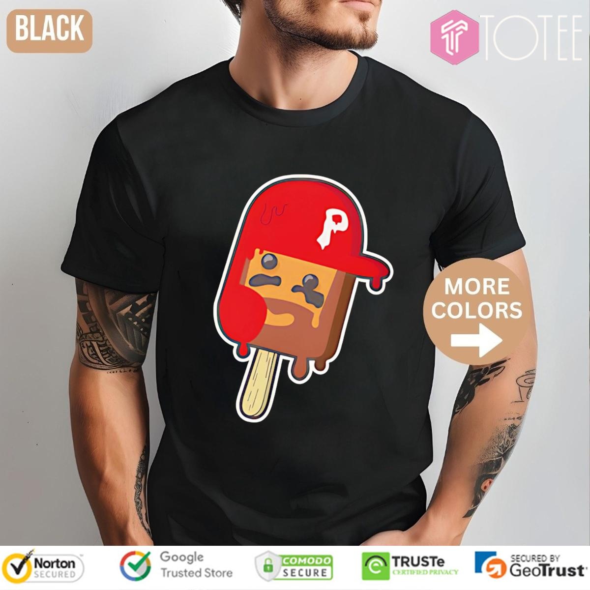 Bryce Pop Ice Cream Baseball Parody Bryce Harper Philadelphia Phillies T-shirt