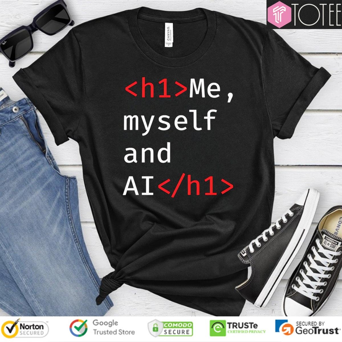 Me Myself And Ai Code H1 T-shirt