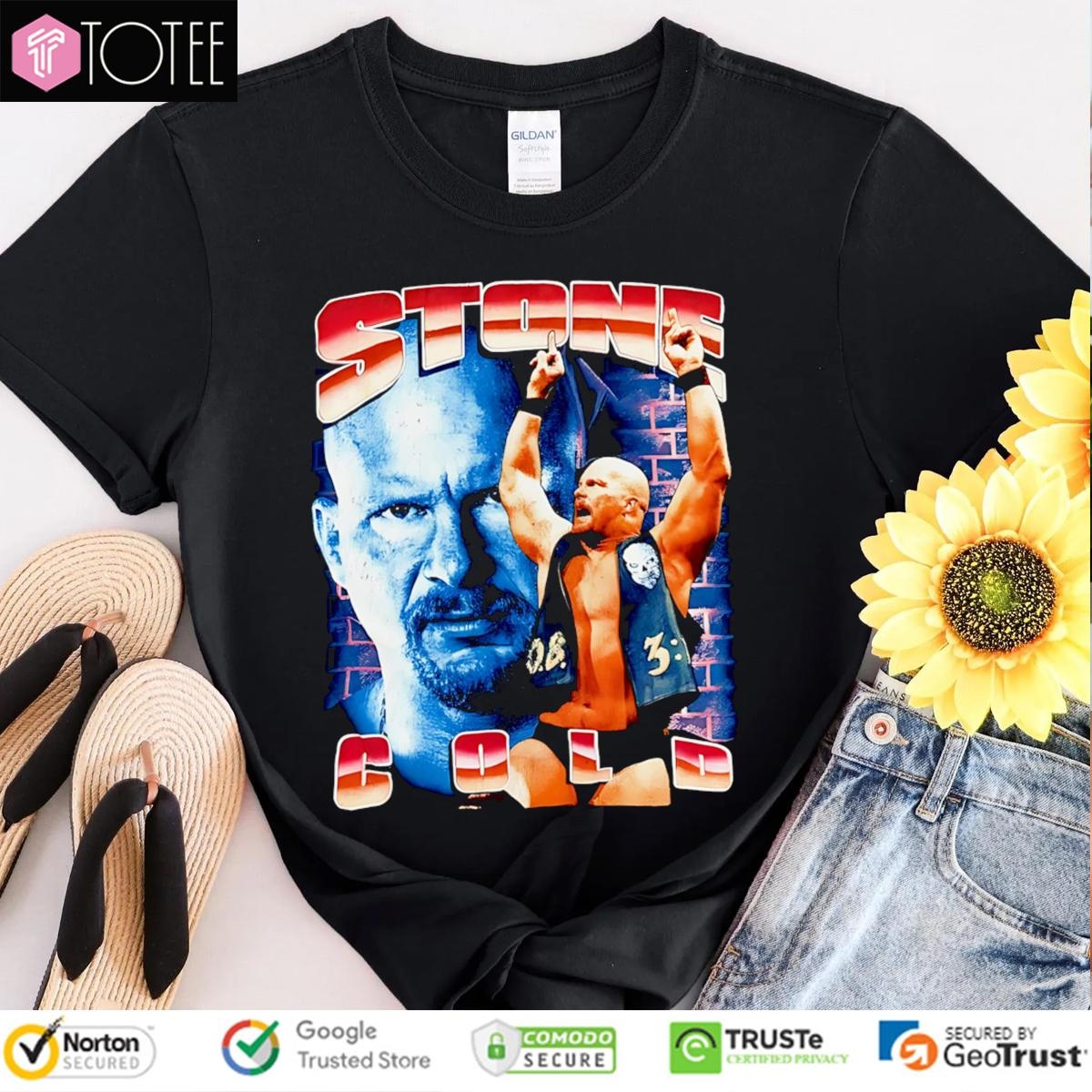 Wwe Stone Cold Steve Austin Graphic Vintage Bootleg T-shirt