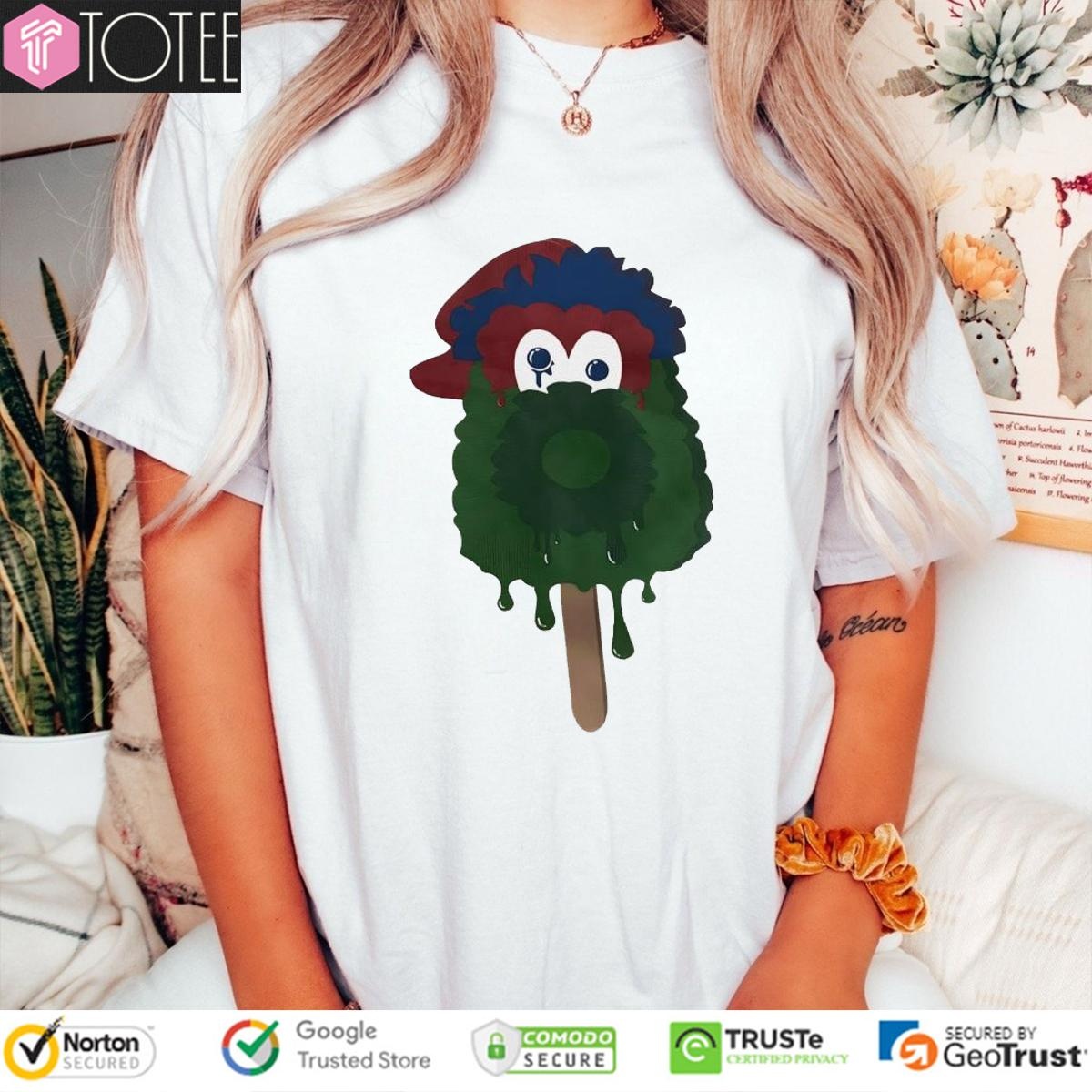 Ice Cream Philadelphia Phillies Mascot T-shirt