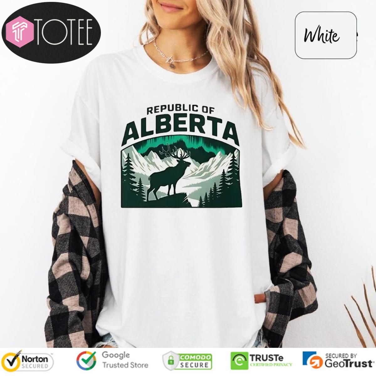 Republic Of Alberta Canada T-shirt