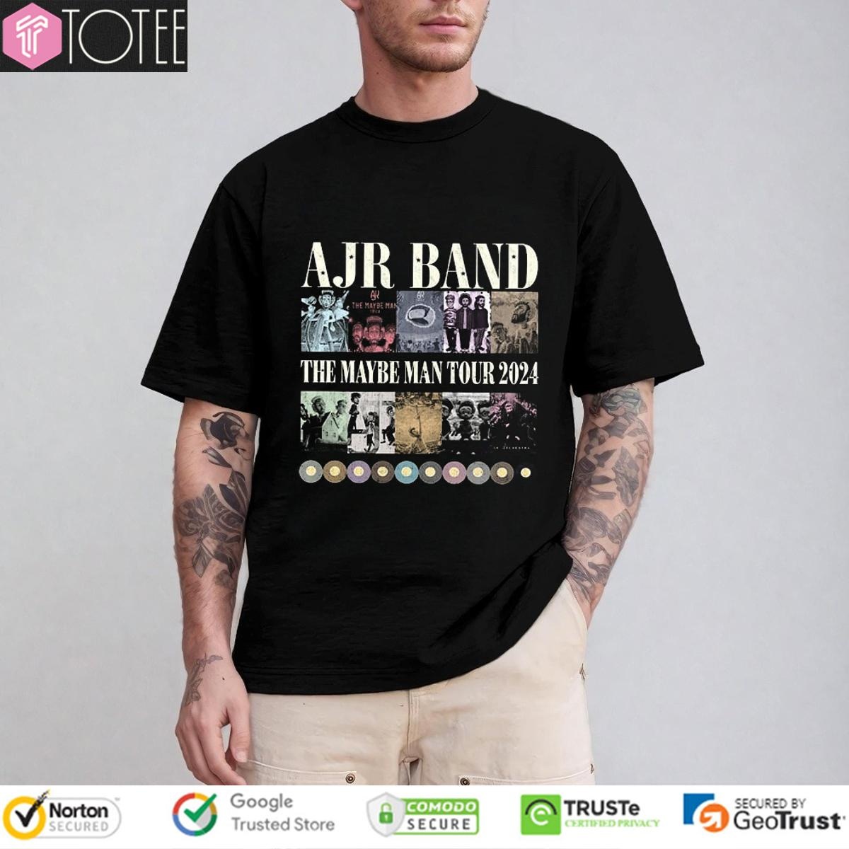 The Maybe Man Tour Ajr Band Concert 2024 T-shirt