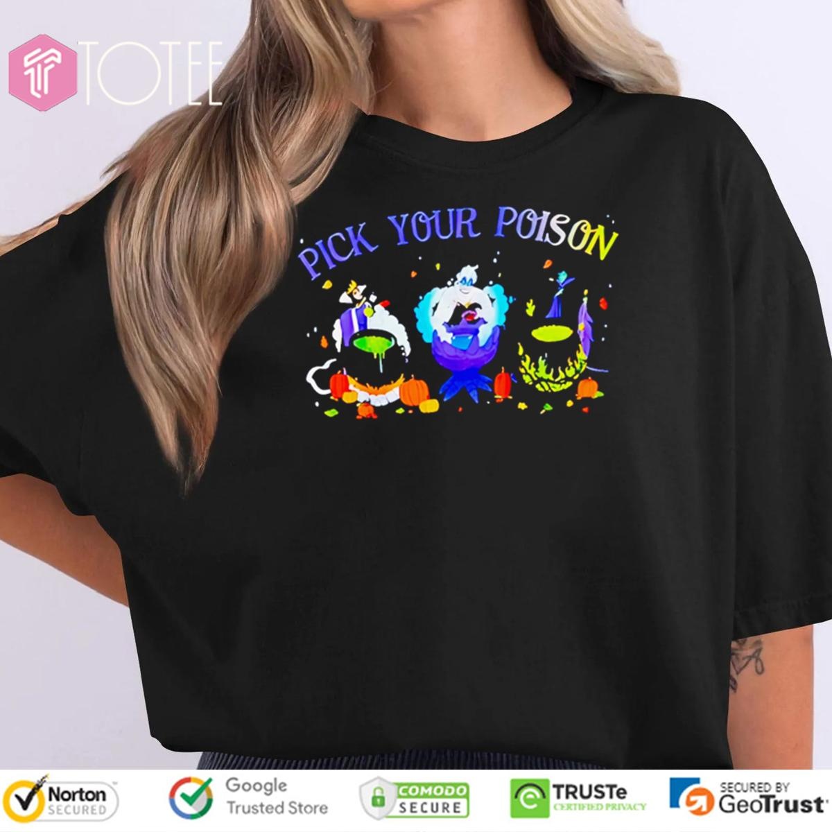 Pick Your Poison Disney Villains T-shirt