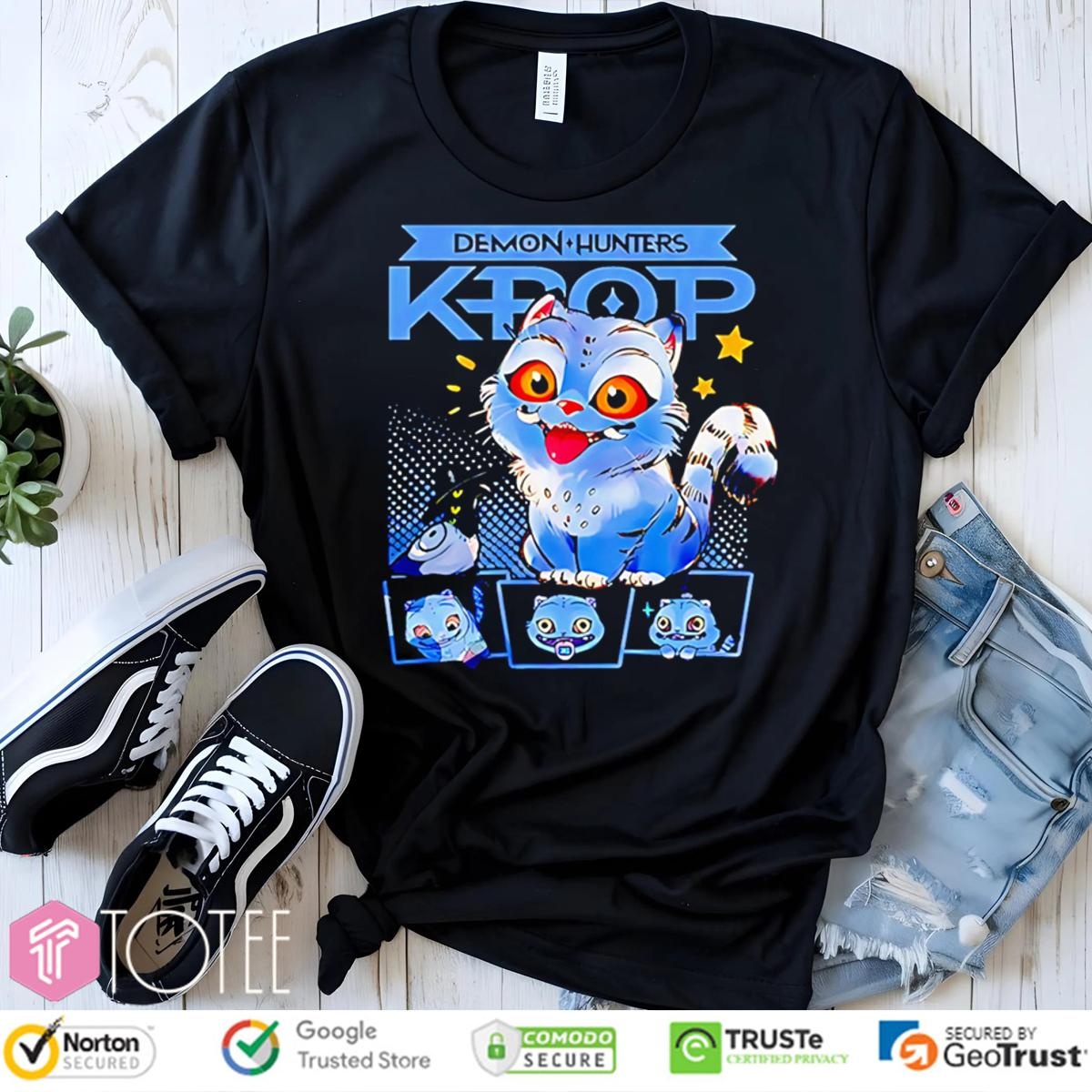 Derpy Tiger Kpop Demon Hunters T-shirt