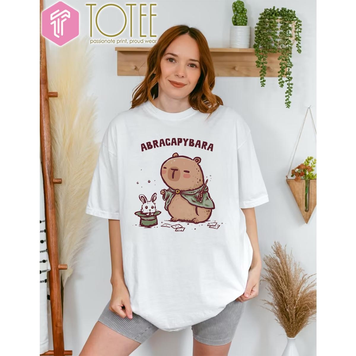Abracapybara And Rabbit T-shirt