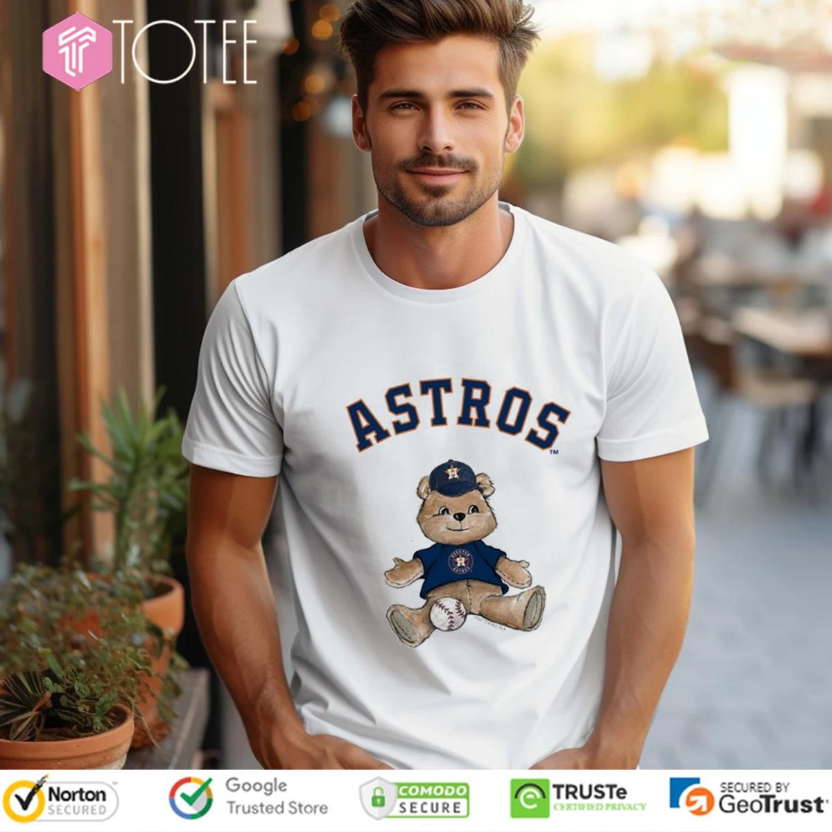 Houston Astros Tiny Turnip Teddy Bear T-shirt