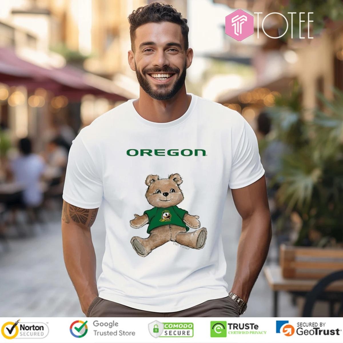 Tiny Turnip Teddy Bear X Oregon Ducks T-shirt