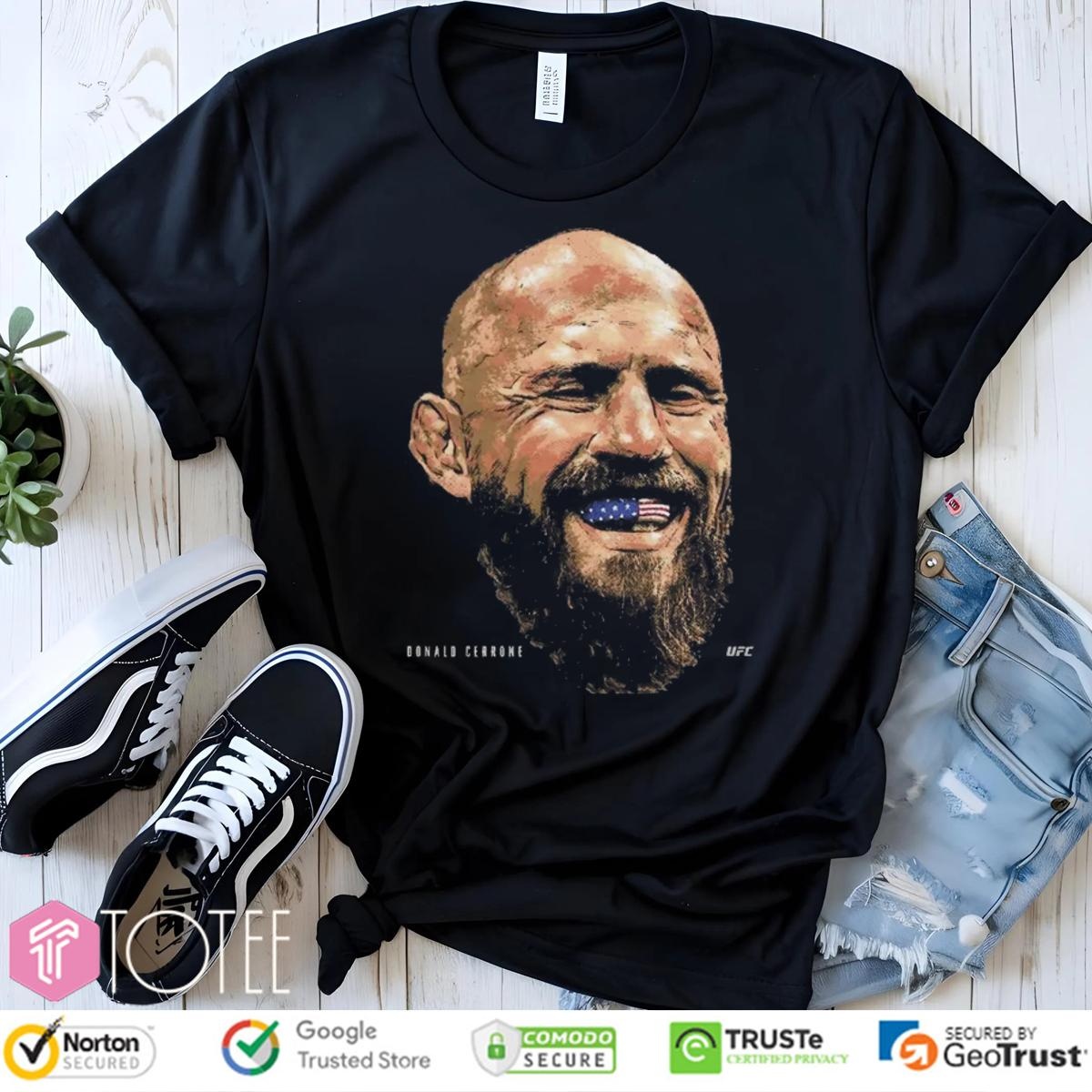 Donald Cerrone Ufc American Flag Tooth T-shirt